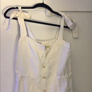 White denim madewell dress